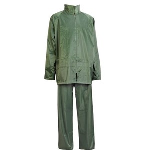 Rain Suit in olive green