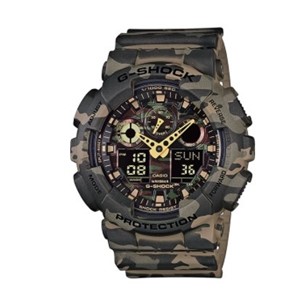 Casio G-Shock GA-100CM-5A - camouflage green