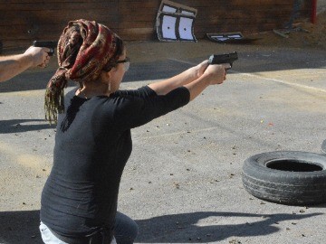 Target shooting practice