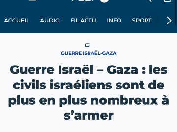 Guerre Israël – Gaza : les civils israéliens sont de plus en plus nombreux à s’armer